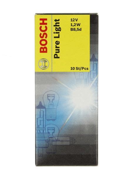 Żarówka pomocnicza PBX5 BOSCH Pure Light karton 10 szt do deski