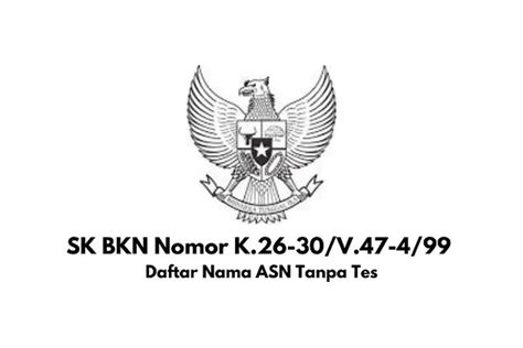 Akses Data Honore Se Indonesia Di Bkn Dan Kejelasan Surat Nomor K