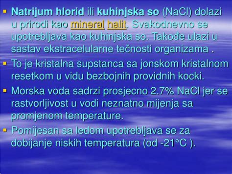 PPT - NATRIJUM-HLORID PowerPoint Presentation, free download - ID:4438907