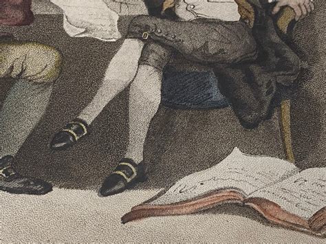 Edward Williams A College Scene After Thomas Rowlandson Color
