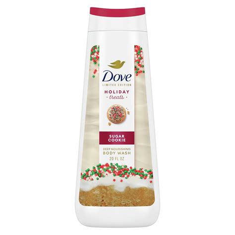 Dove Sugar Cookie Liquid Body Wash For Deep Nourishment Holiday Treats