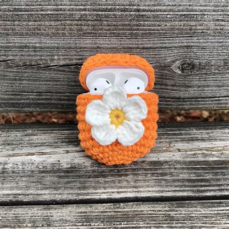 Flower Crochet Airpods12 Case Etsy