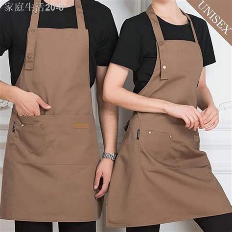 ♞𝕝𝕦𝕔𝕜𝕪𝕝𝕜𝕙 Waterproof Kitchen Apron Chef Bbq Cooking Baking Apron With