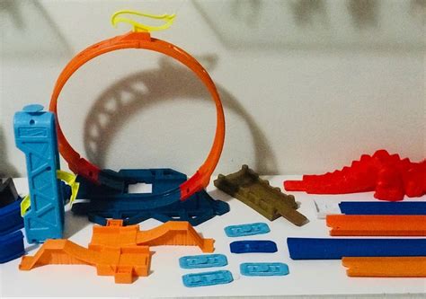Kit Hot Wheels Pistas Conectores Pistas Percurso Looping Lan Adores Brinquedo Hot