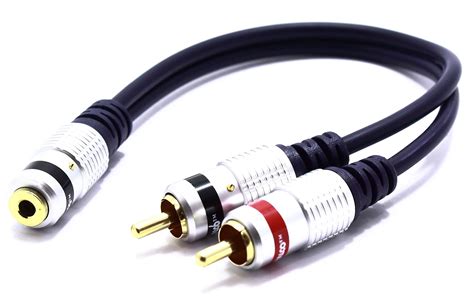 Adattatore Audio Jack Femmina Connettore X Rca Vitalco Sdoppiatore