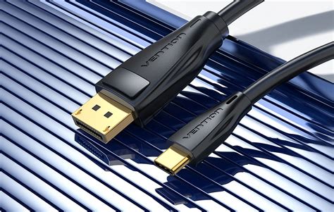 Vention Kabel USB C Do DisplayPort 8K HD 2m CGYBH Czarny Vention