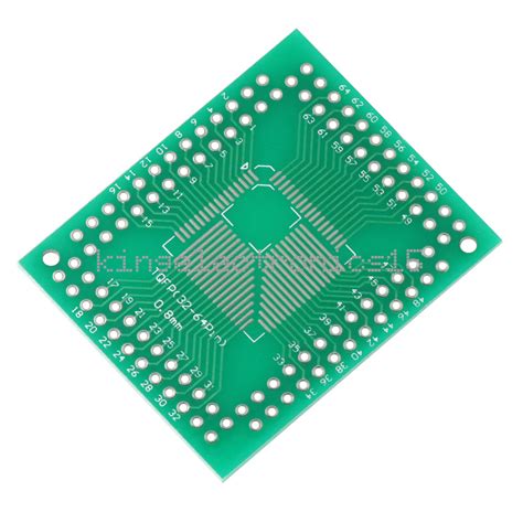 Pcs Qfp Tqfp Fqfp Lqfp To Dip Adapter Pcb Board