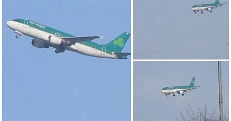 Watch Terrifying Moment Aer Lingus Plane Aborts Bid To Land In