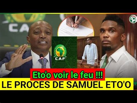 Le procès de Samuel Eto o une présidence controversée à la barre