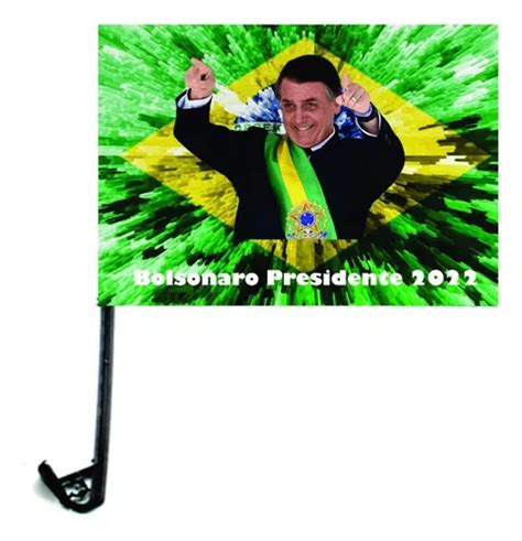 Bandeira De Carro Bolsonaro Presidente 2022 Brasil 45x30 1