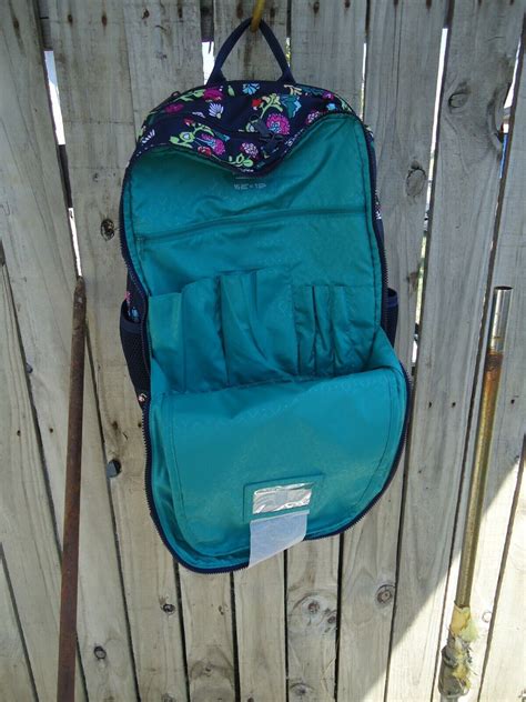 Nwot Vera Bradley Itsy Ditsy Grand Backpack 115 Roomy Travel Ebay