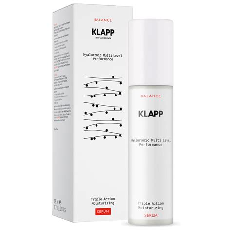 KLAPP Hyaluronic Multi Level Performance Triple Action Moisturizing