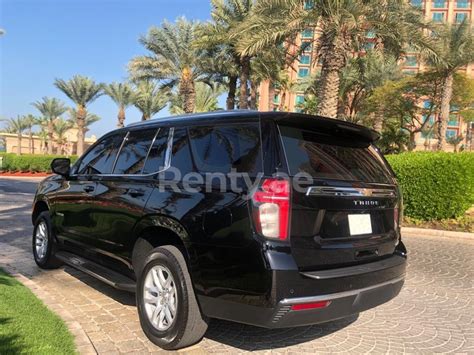 Mieten Sie Ein Chevrolet Tahoe Schwarz 2021 ID 02695 In Dubai Renty Ae