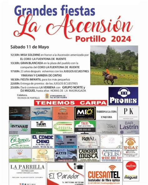 Grandes Fiestas de la Ascensión Portillo 2024 Miplanhoy qué hacer