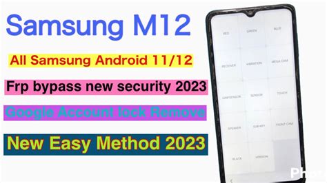 Samsung M M G Frp Bypass All Samsung Android Android