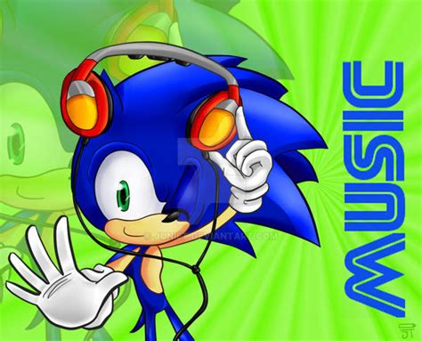 Sonic headphones (remake) by JunieT on DeviantArt