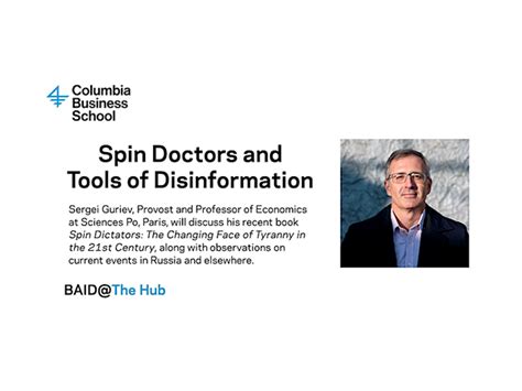 Sergei Guriev Discusses Democracy Dictators And Disinformation The