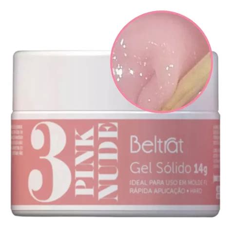Gel Beltrat Sólido Alongamento Unhas Molde F Hard Pink Nude MercadoLivre