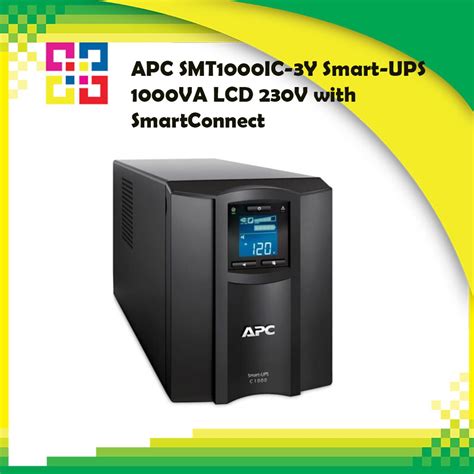 Apc Smt1000ic 3y Smart Ups 1000va 700w Lcd 230v With Smartconnect Shopee Thailand