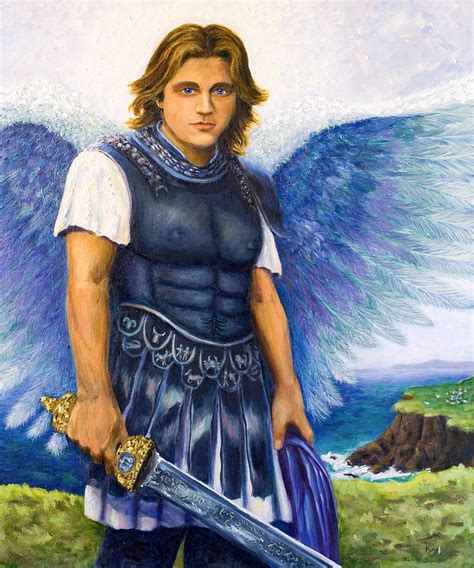 Saint Michael The Archangel Painting By Patty Kay Hall