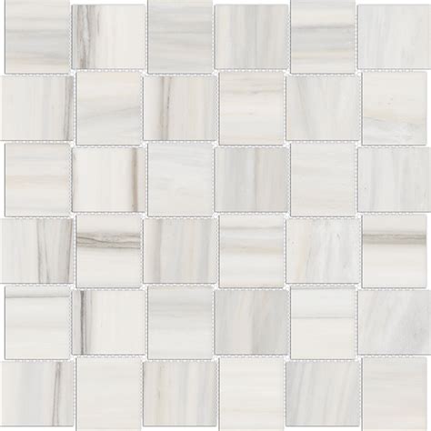 Tesoro Mayfair Zebrino Gray Polished Basketweave 2 X 2