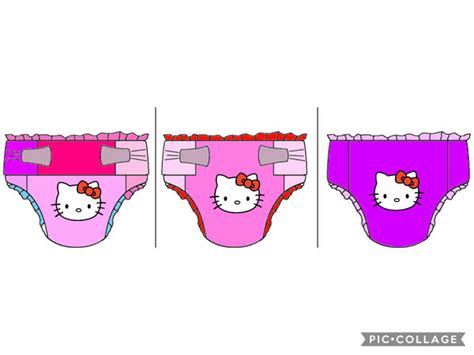 3 Hello Kitty Diapers By Mysteryguy21 On Deviantart