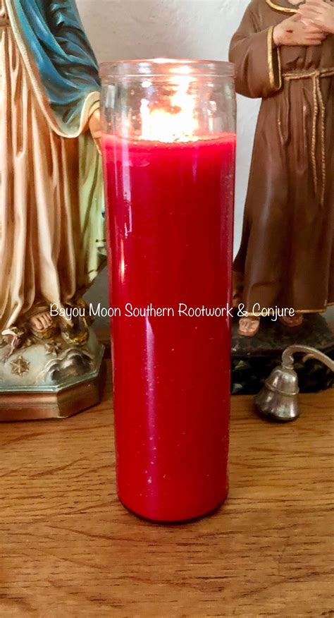 Fixed 7 Day Glass Ritual Candle Etsy