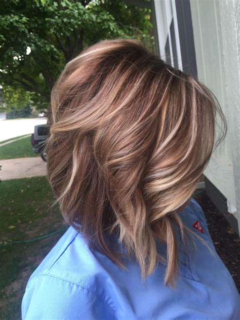 Blonde Brown Highlight Hair Color Ideas Polfuae