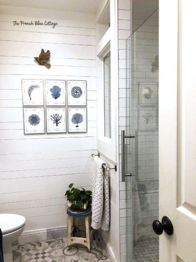 A Coastal Farmhouse Bathroom Remodel French Blue Cottage