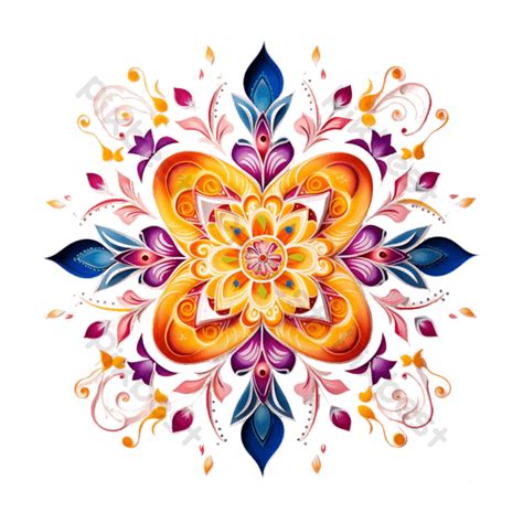 Diwali Rangoli Png Png Images Psd Free Download Pikbest