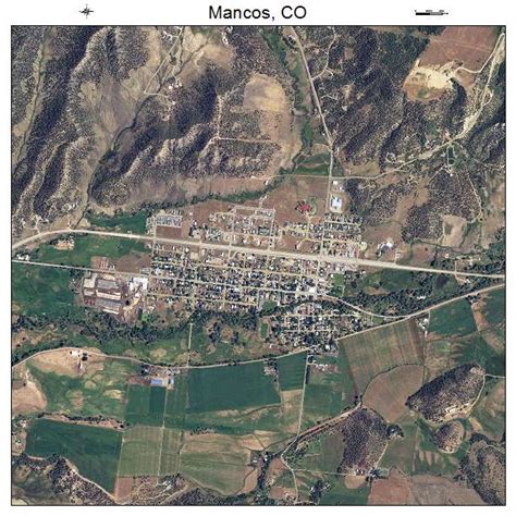 Aerial Photography Map Of Mancos Co Colorado