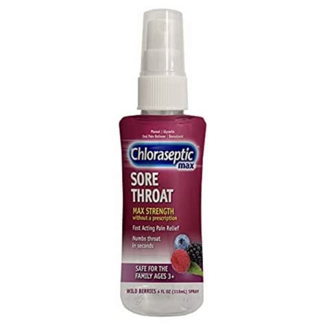 Chloraseptic Max Strength Sore Throat Spray Wild Berries Flavor Pack