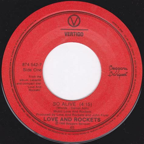 Love And Rockets So Alive 1989 Vinyl Discogs