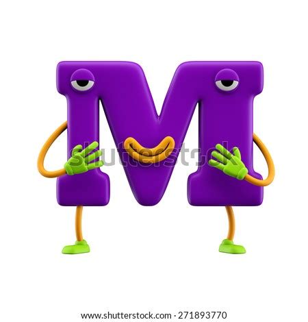 funny alphabet character letter  isolated stock illustration