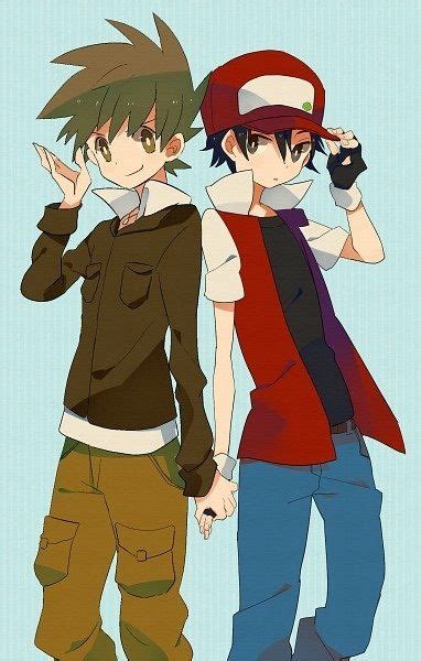 Originalshipping Red X Green Pokemon Red Pokemon Blue Pokemon Trainer Red