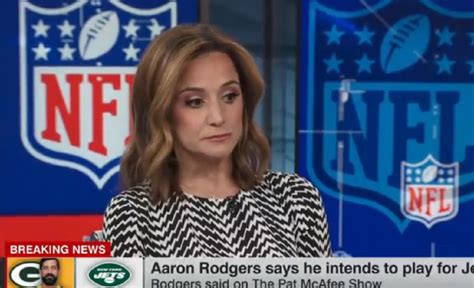 Espns Diana Russini Reacts To Getting Put On Blast By Aaron Rodgers