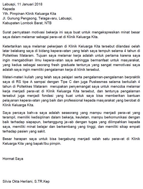 √ 5 Contoh Motivation Letter And Cara Membuatnya Yang Baik Dan Benar