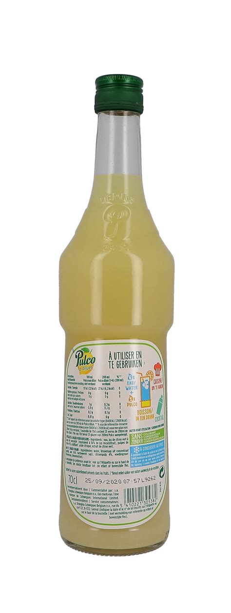 Pulco Lemon Citron Vert 70cl 0 Nevejan