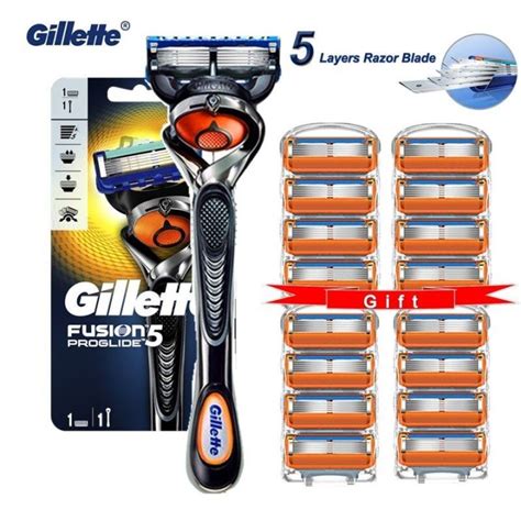 Original Gillette Fusion Proglide Men Manual Shaver Razors Machine For