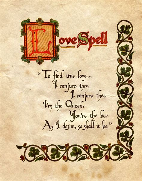 Love Spell By Charmed Witch Spell Book Book Of Shadows Charmed Book Of