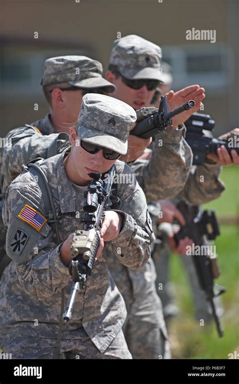 Wyoming Army National Guard Sgt Shelby Atkins Leads Her Squad Through