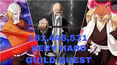 Very Hard Guild Quest Hollow Melee Bleach Brave Souls Youtube