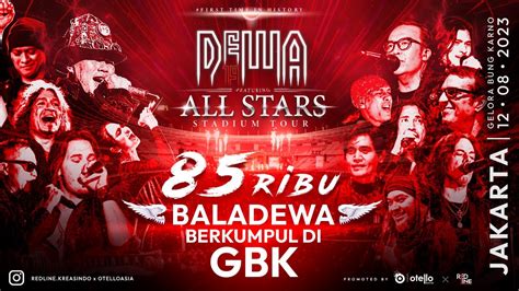 K Baladewa Berkumpul Di Konser Dewa Feat All Stars Stadium Tour Di