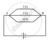 In The Circuit Diagram Given Below The Current Flowing Across 5 Ohm