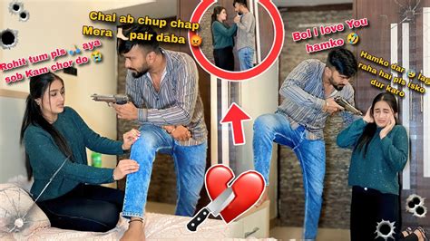 Break Up Prank With Fake G U N On Girlfriend 💔 दिया मुझे धोखा 😱