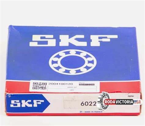 SKF 6022 ZZ Deep Groove Ball Bearing Metal Shielded 110x170x28 Mm