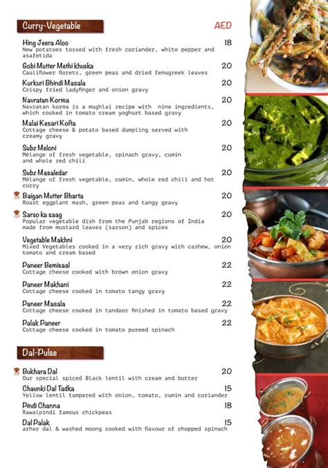 Bukhara Restaurant Menu Pdf