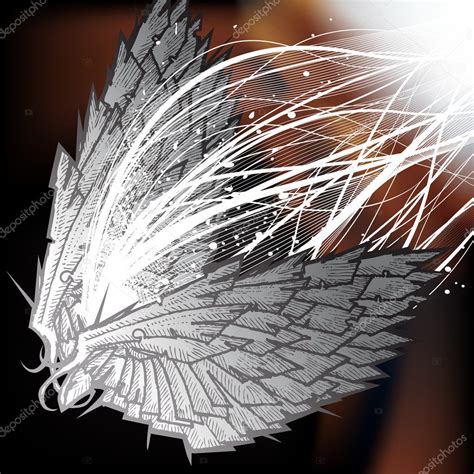 Abstract Wing ⬇ Vector Image By © Rocket400 Vector Stock 7515109