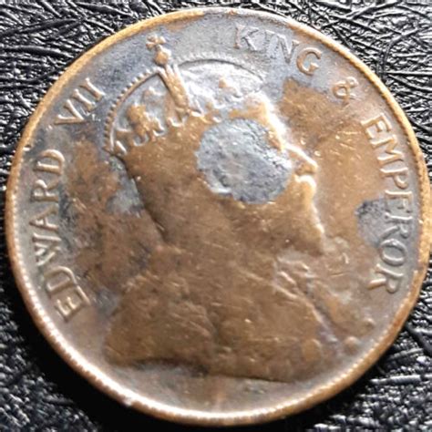 1904 Hong Kong KING Edward VII One Cent 1 Cent Coin Plus FREE 1 Coin