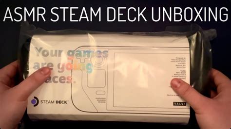 Steam Deck Unboxing Controller Sounds ASMR YouTube